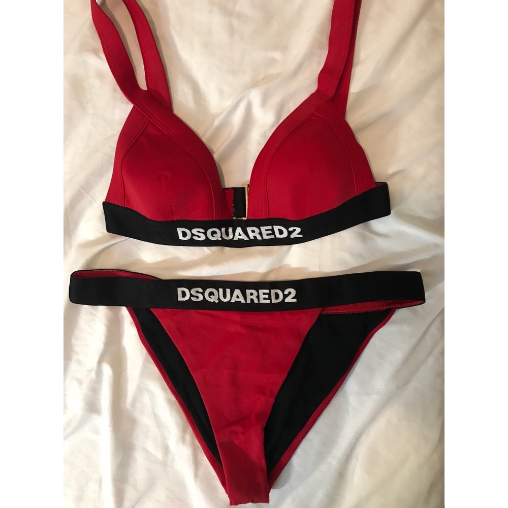 Dsquared2 Logo Red Bikini